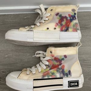 COPY - Dior high top floral shoes